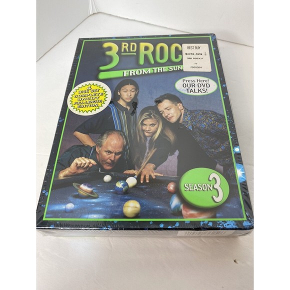 3rd Rock from the Sun - Season 3 (DVD, 2006, 4-Disc Set) sealed, NEW - Picture 5 of 5